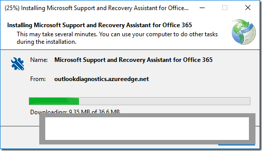 The Guided Troubleshooting screen illustrating active test selections for email account authentication and profile repairs.