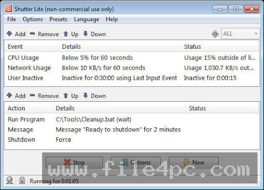 The Remote Web Interface configuration panel illustrating password settings, port assignments, and live desktop screenshot previews.