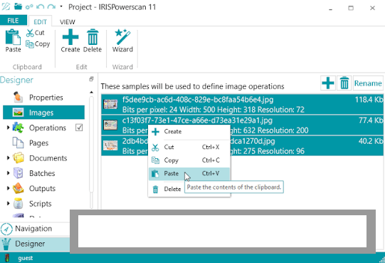 Export Configuration setup menu showing options for iHQC PDF hyper-compression, metadata output settings, and cloud server connectors.