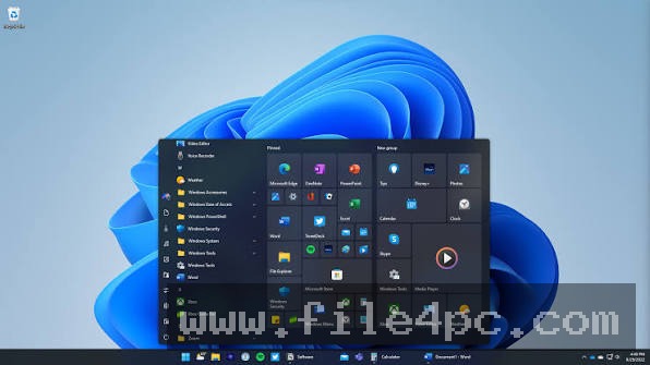 The tabbed Application Canvas workspace illustrating customized app groups, icon tinting, and file shortcuts.