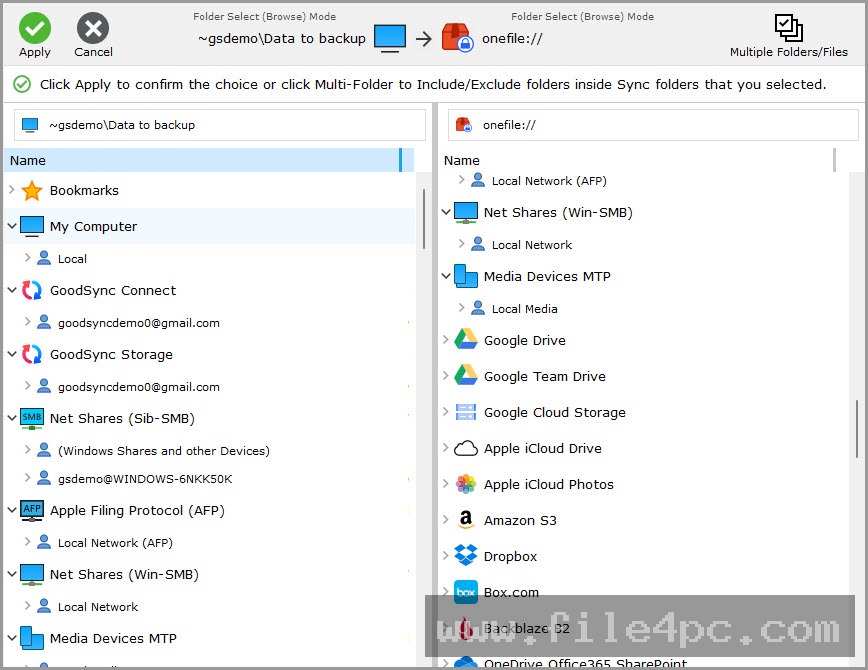 The configuration panel for defining watched directories and setting up automatic file triggers.